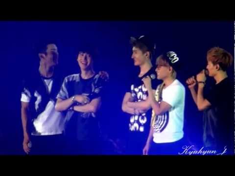 [FANCAM] 20130616 SS5 IN HONG KONG TALK - RYEOWOOK BIRTHDAY SUPER JUNIOR KYUHYUN FOCUED super show 5