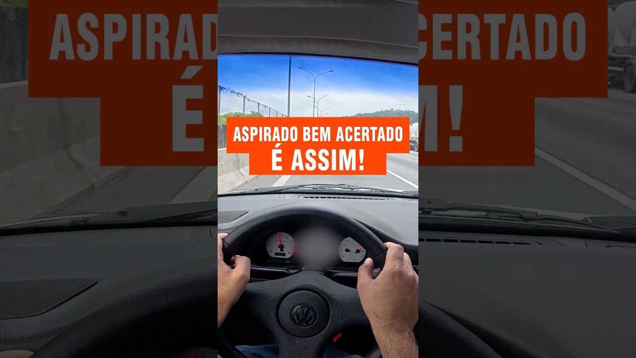 Essa é a sensação de pilotar um aspirado bem acertado!