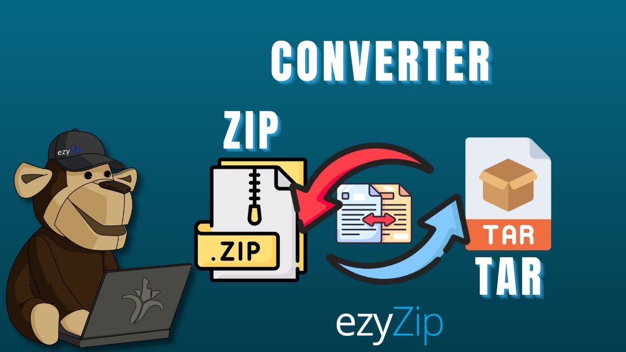 Converta Arquivos ZIP Para O Farmato TAR Online (Sem Limites!) ezyZip