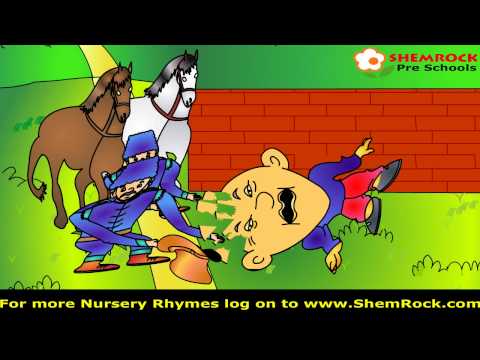 Humpty dumpty poem - Humpty Dumpty sat on a wall; Humpty Dumpty had a great fall. Nursery Rhymes Songs with lyrics, also download video from http://www.shemrock.com Shemrock is a...