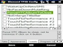 HTC Diamond TF3D Config software for TouchFLO 3D settings