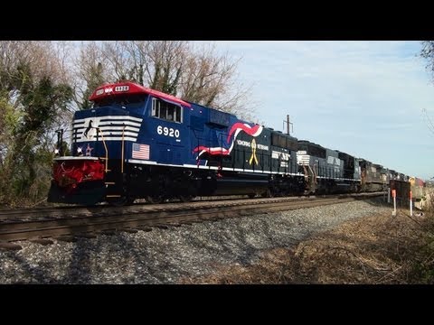 NS - Thanks first to all our Veterans - and second to Norfolk Southern for this Unit! Knowing the NS 6920 came into Enola Yard under the cover of darkness on Thur...