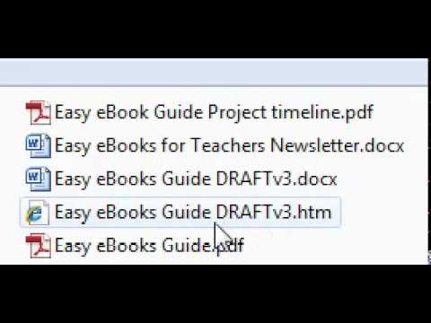 how to open htm file