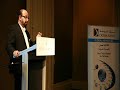 CEO Dr. R. Seetharaman speaking at the reception hosted at the InterContinental Hotel, Sydney during the opening of Doha Bank's Australia Representative office on 3-April-2013.