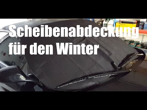 Scheibenabdeckung für den Winter - Eisschutzfolie aus Stoff