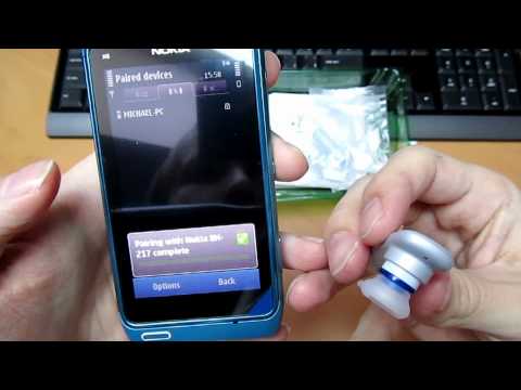 how to connect nokia bh 217 with laptop