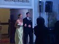 The bridal party entering