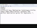 How to Add Meta Tags to a Web Page How to Add Meta Tags to a Web Page