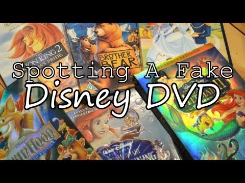 how to tell if a disney dvd is fake