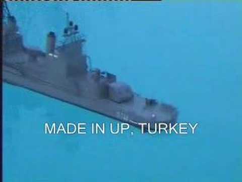 Turkish Warship Model