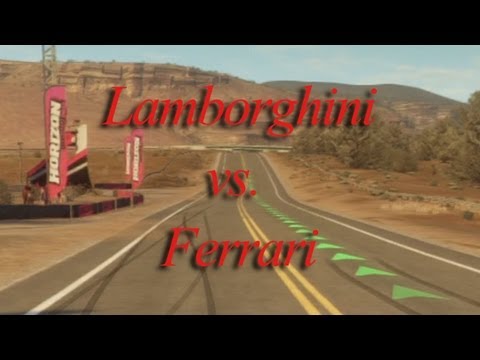 Forza Horizon Drag Racing #2 – Lamborghini vs. Ferrari