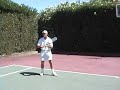 Tennis Return of Serve - High Bouncing Kicker