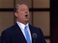 Al Gore at the Democratic National Convention
