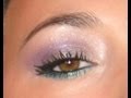 Maquillage | Oser avec le violet et le turquoise (printemps / été)
