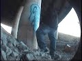 another face throw up- graffiti bombing tagging