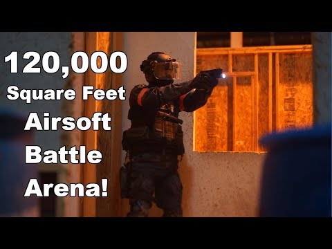 The WORLD'S LARGEST Airsoft Battle Arena Gameplay