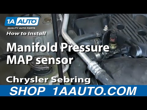 How To Install replace Manifold Pressure MAP sensor 2001-06 Chrysler Sebring 2.7L