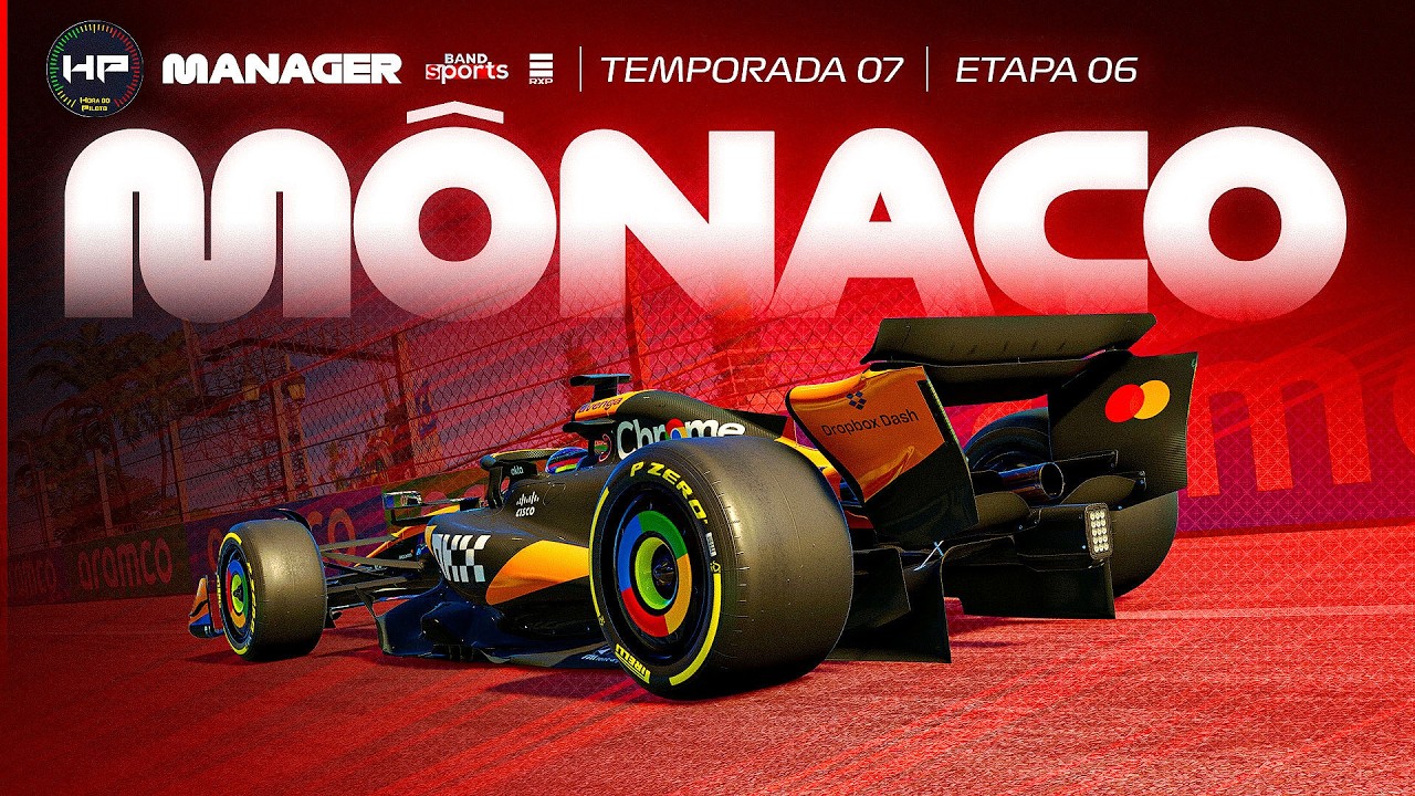 GP de Mônaco eSports. HP Manager . S7 . Etapa 6 . 2026