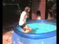 Tabbi in the paddlinng pool : )