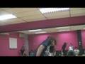Ricia dancing to Strip Tease