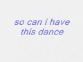 Can i have this dance-burnin up