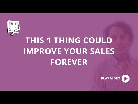 This ONE thing will improve your sales forever