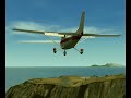 Cessna 172N Crosswind Landing at SABA