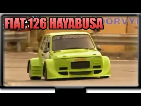 Fiat 126 mit Hayabusa Motor - extrem schnell