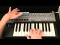 Demonstration of a Novation 25 SL MKII controlling Ableton Live 8 Suite instruments through Looper