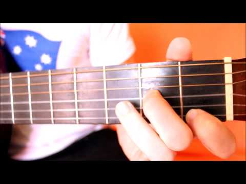 D Dur - Lekcja 3. Chwyty gitarowe d-moll i D-dur .Podstawy gry na gitarze.