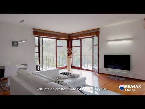 Video Prostorný  a stylový  apartmán  3+KK s panoramatickými balkóny a krásným výhledem