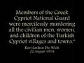 The Cyprus Story - ENOSIS
