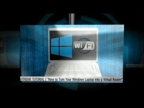 How to Turn Your Windows 7/8 Laptop into a Virtual Wi-Fi Hotspot! | WINDOWS TUTORIAL