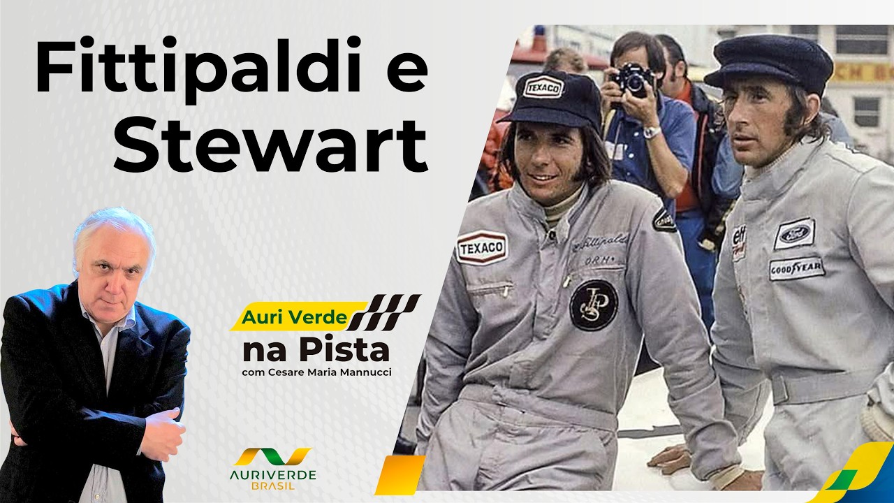 Fittipaldi e Stewart: Em 1973, os dois competiram juntos nas 6 Horas de Nürburgring com o Ford Capri