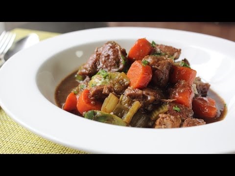 Irish Pork Stew Recipe - Pork Stewed with Guinness Beer and Vegetable - St. Patrick's Day Recipe