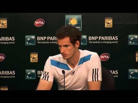 talks - Andy Murray, the 2009 finalist at Indian Wells, talks about his opening-round win against Lukas Rosol at the 2014 event. Watch live matches at TennisTV.com.