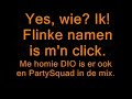 Stuk met de songtekst.
