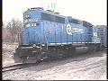 Conrail color on the old DLW mainline.