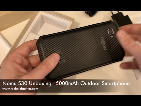 Nomu S30 Unboxing - 5000mAh Outdoor Smartphone