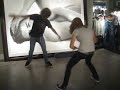 erin peter and roman dancing in abercrombie