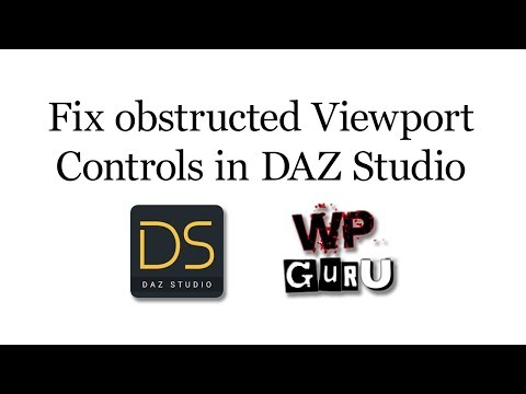 How to fix obstructed Viewport Controls in DAZ Studio – JAY VERSLUIS