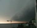 ThunderStorm on the Elbe River in Blankenese Hamburg