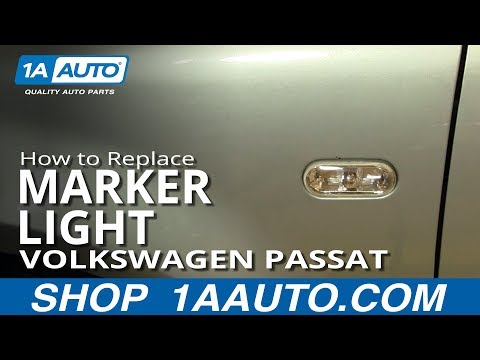 How To Install Replace Fender Marker Light Volkswagen Passat 02-04 1AAuto.com