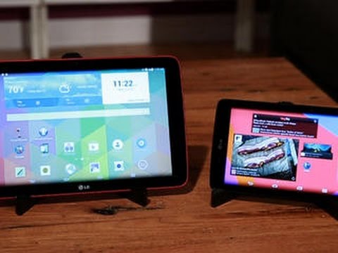 LG G Pads sport sleek designs and affordable prices
