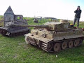 This tank is electric, powered by two 500w 24V motors with Benedini sound module and speakers. It measures around 7ft long and weighs 200kg.