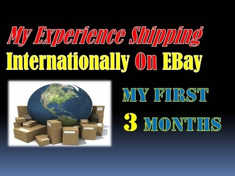 how to international shipping ebay