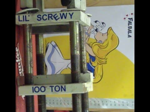 How to build a 100 ton Press for machining, broaching, punching and forming