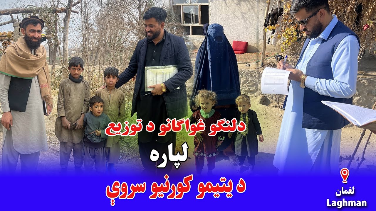 دلنګو غواګانو د توزيع لپاره د يتيمو کورنيو سروې!