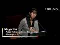 Maya Lin on the Vietnam Veterans Memorial