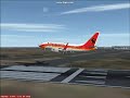 TAAG B737 Landing in Luanda, FS2004